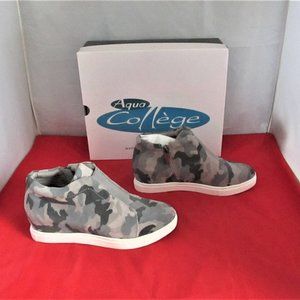 Aqua College Glady Waterproof Wedge Sneakers  -   #317